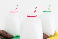 DIY Santa’s Milk and Cookies Station