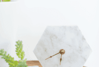 Handcrafted Marble Tabletop Timepiece