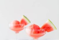 Refreshing Watermelon Vodka Sorbet