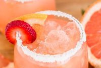 Sweet and Salty Strawberry Salty Dog