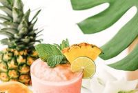 Watermelon Papaya Rum Refresher