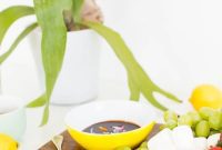 DIY Serving Platter with Built-in Dip Holder