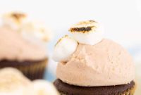 Decadent Hot Cocoa Cupcakes