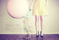 Stylish DIY Ruffle Balloons