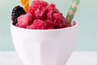 Perfect Sage Blackberry Margarita Granita Recipe