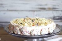 Whimsical No Bake Frosted Animal Cracker Cake