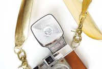 Craft Your Own Golden Luxe Camera Sling