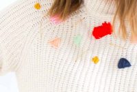 Custom Abstract Embroidery Pullover