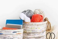 Crafting a Rag Fabric Basket