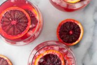 Vibrant Blood Orange Sangria
