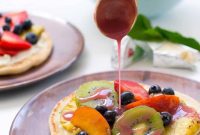 Smoky Grilled Fruit Dessert Pizza
