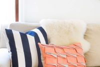 DIY Tailored Pleat Lumbar Cushion