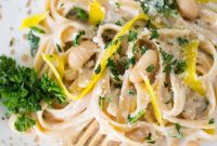 Velvety Roasted Garlic White Bean Alfredo