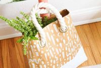 Craft a Patterned Paper Leather Tote