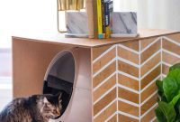 Stylish DIY Litter Box Hideaway