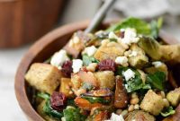 Bright Honey Lemon Winter Panzanella
