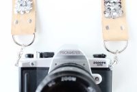 Effortlessly Glamorous Sequin Camera Strap