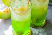 Refreshing Midori Sour Cocktail