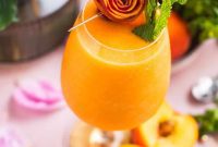 Frozen Peach Daiquiri Perfection