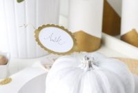 Fall Pumpkin Place Card Craft