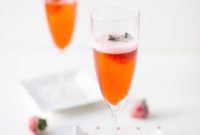 Ruby Red Champagne Cocktail