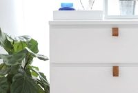 Give Your Ikea Dresser a Luxe Look with DIY Leather Pulls