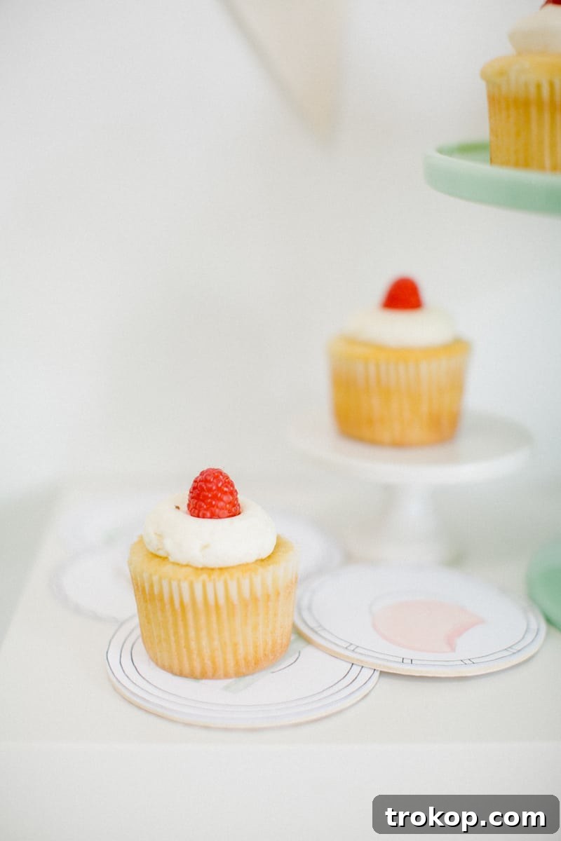 DIY printable dessert coasters featuring cake design for stylish entertaining