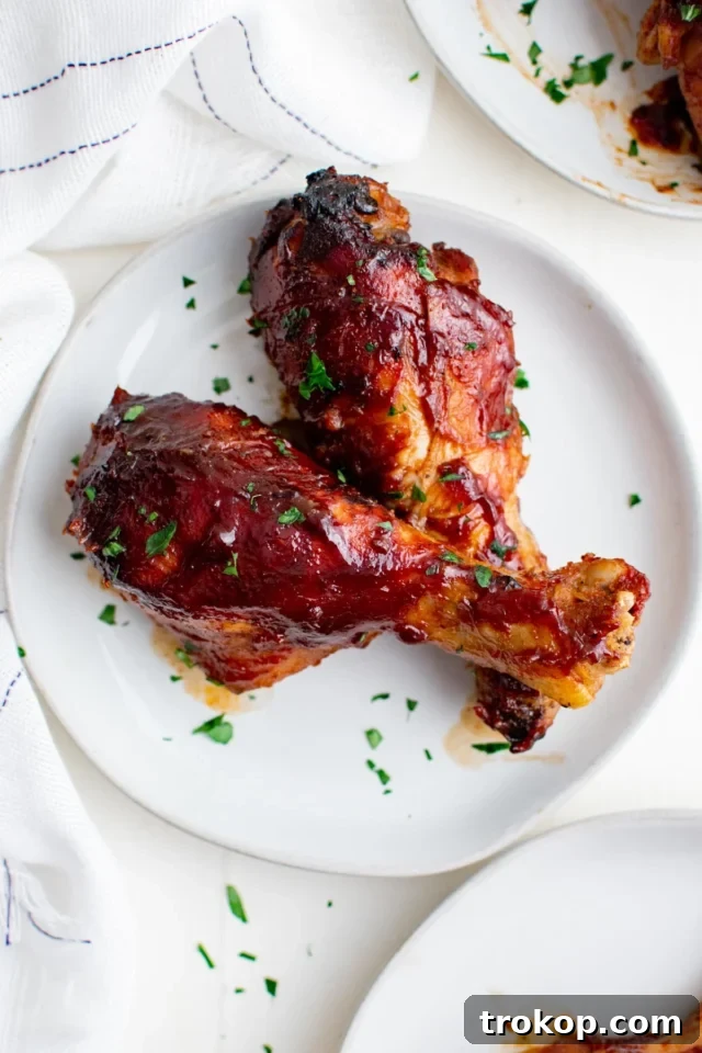 No Oven, No Sweat: 33 Summer Slow Cooker Recipes 11 Slow Cooker BBQ Chicken Legs
