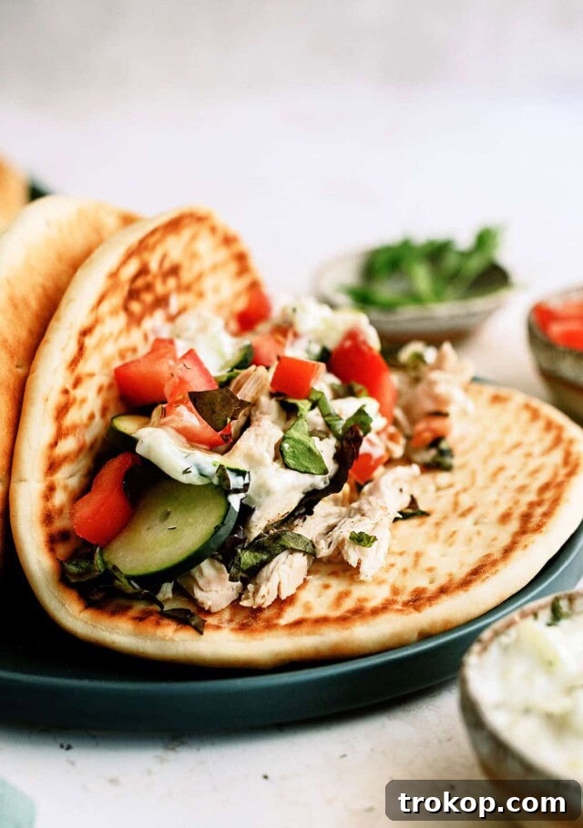 No Oven, No Sweat: 33 Summer Slow Cooker Recipes 13 Slow Cooker Chicken Gyros Recipe for best summer crockpot recipes
