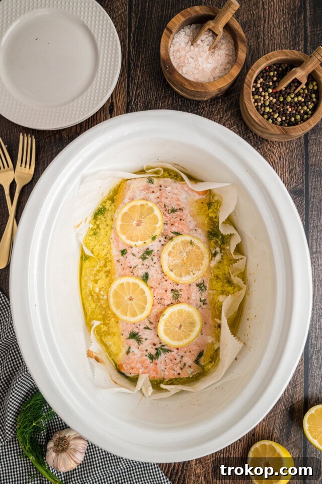 No Oven, No Sweat: 33 Summer Slow Cooker Recipes 19 Slow Cooker Salmon Recipe