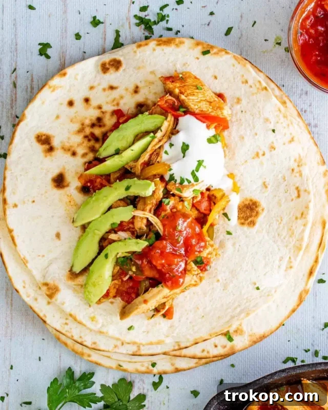 No Oven, No Sweat: 33 Summer Slow Cooker Recipes 21 Slow Cooker Chicken Fajitas