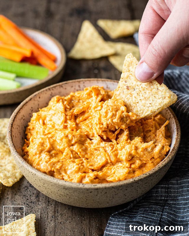 No Oven, No Sweat: 33 Summer Slow Cooker Recipes 23 Crock Pot Buffalo Chicken Dip