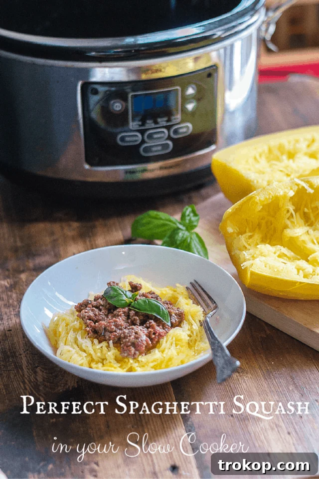 No Oven, No Sweat: 33 Summer Slow Cooker Recipes 27 Slow Cooker Whole Spaghetti Squash