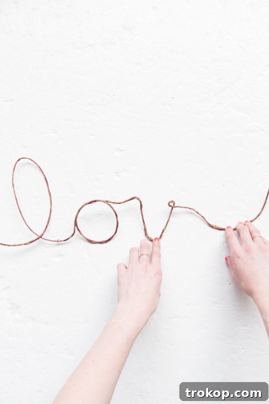 Petal-Perfect Love Craft 4 DIY floral love sign materials | Wire, flowers, and tools for crafting