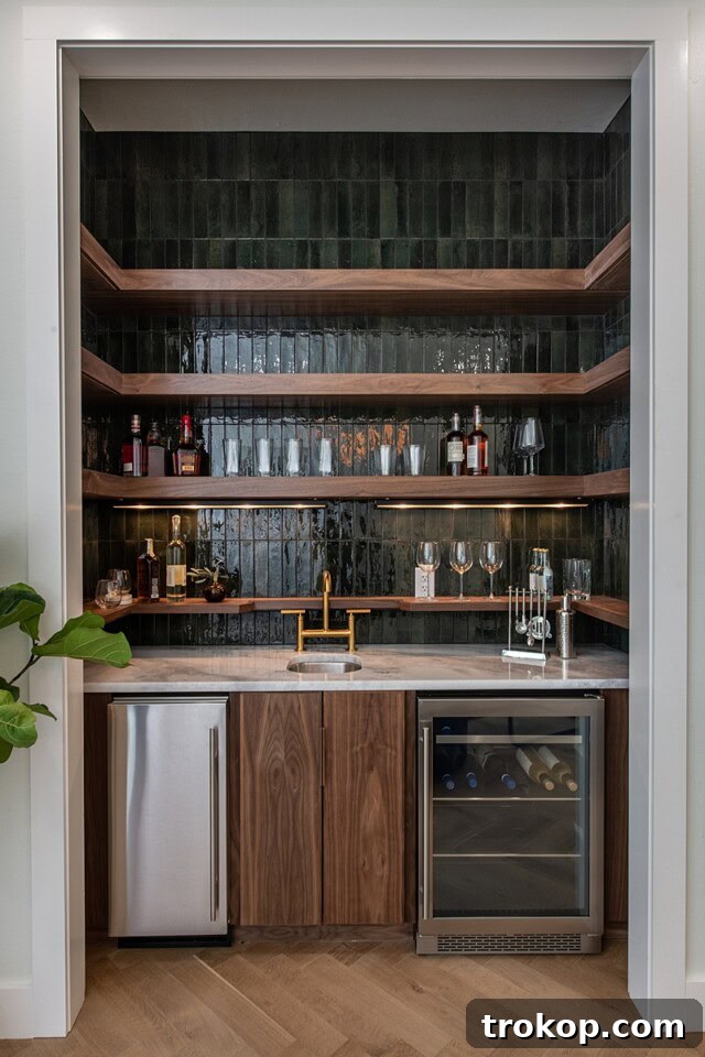 Mad Men Inspired Home Wet Bar