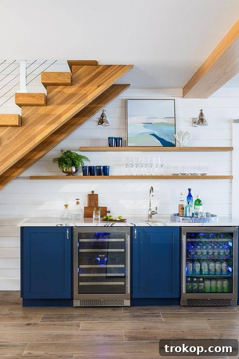 Under Stairs Wet Bar Ideas