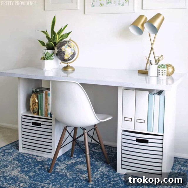16 Game-Changing Ikea Desk Hacks for a Smarter Space 7 Affordable DIY IKEA desk hack under $100 with storage