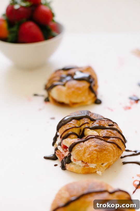 Strawberry Cream Cheese Bliss: A Croissant Creation 7 Delicious Balsamic Strawberry & Cream Croissant Sandwiches