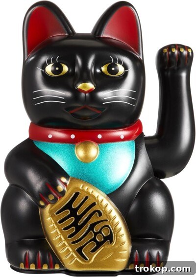 Lucky Cat Waving Arm, a Feng Shui mascot bringing luck and prosperity to cat lovers
