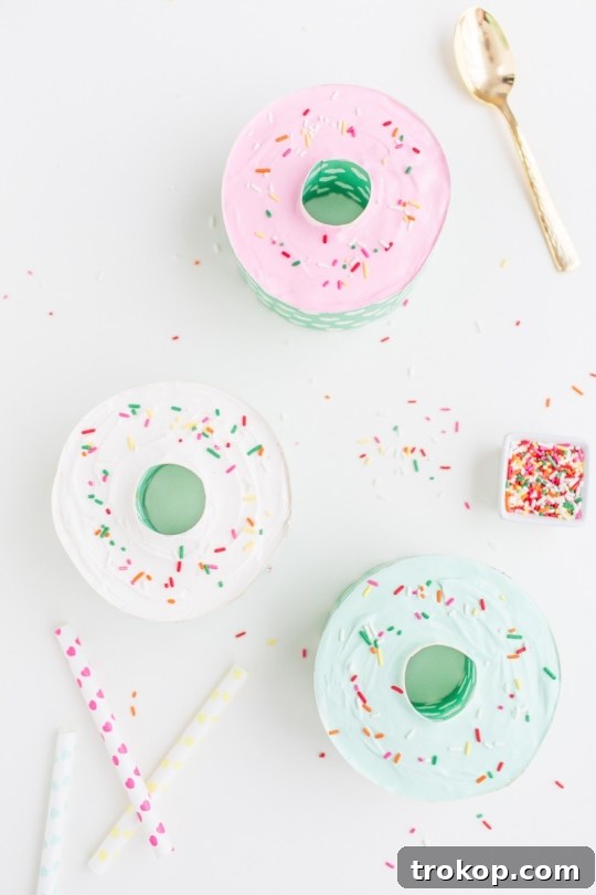 Donut Ice Cream Cake Creation 2 Mini Donut Ice Cream Cakes