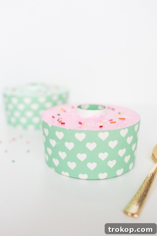 Donut Ice Cream Cake Creation 8 Finished Mini Donut Ice Cream Cakes