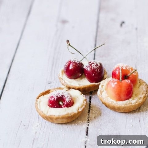 Mini Cherry Tarts Recipe by Sugar & Cloth
