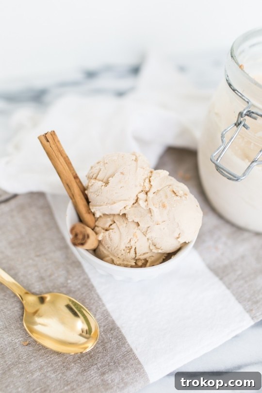 Chai Spice Ice Cream Bliss 2 Indulge in Homemade Chai Latte Ice Cream: a perfect blend of creamy texture and warm spices for any season.