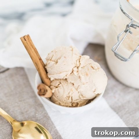 Homemade Chai Latte Ice Cream - A delightful blend of creamy texture and warm spices.
