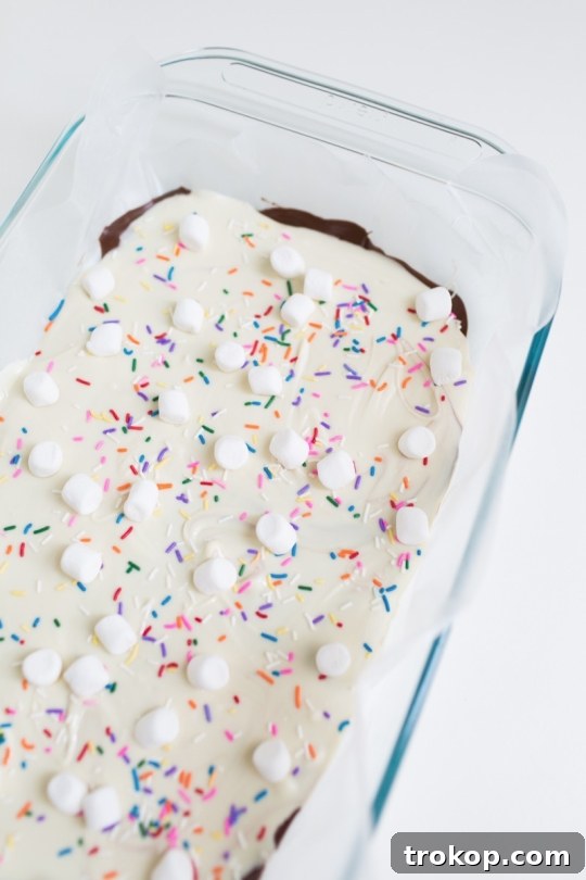 Smores Bark Recipe 6 s'mores bark recipe | sugarandcloth.com