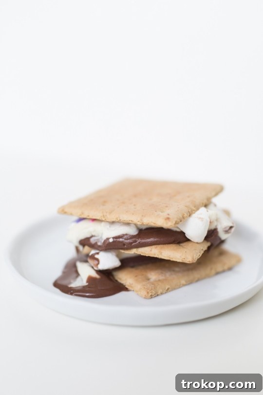 Smores Bark Recipe 8 s'mores bark recipe | sugarandcloth.com
