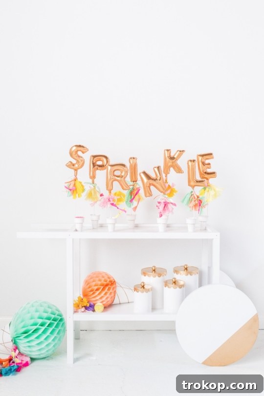 Scoop Up Fun: DIY IKEA Ice Cream Cart and Sprinkles Bar 6 Detailed step on how to spray paint Ikea cart wheels with metallic gold