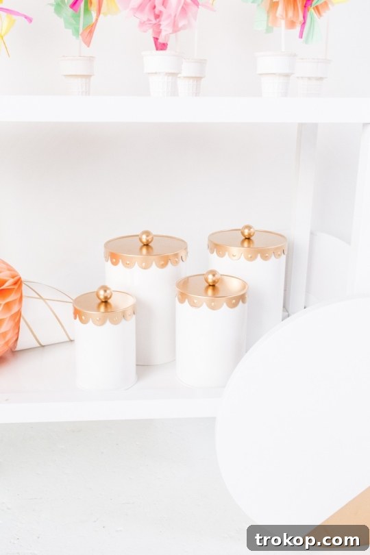 Scoop Up Fun: DIY IKEA Ice Cream Cart and Sprinkles Bar 9 Close-up of sprinkle-filled ice cream cones for party decor