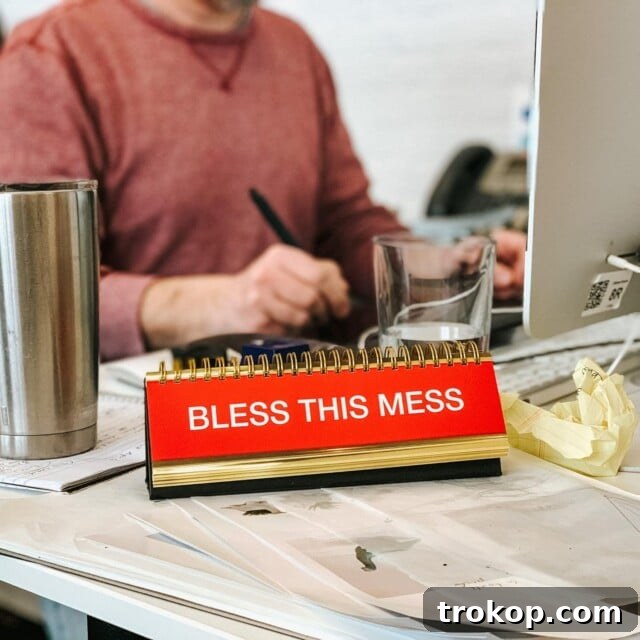 Genuine Fred Daily Desk Plaque Desktop Flip Book, a source of daily office humor.