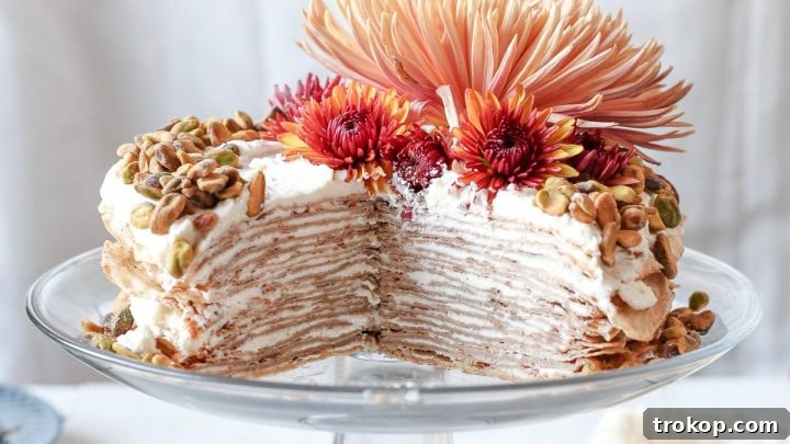 Easy Chai Crepe Cake Recipe
